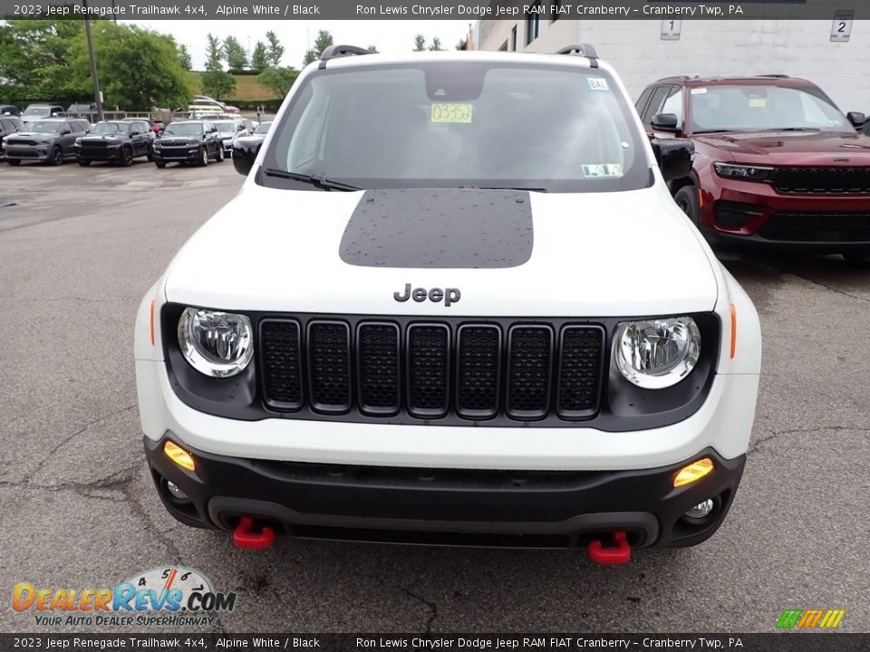 2023 Jeep Renegade Trailhawk 4x4 Alpine White / Black Photo #8