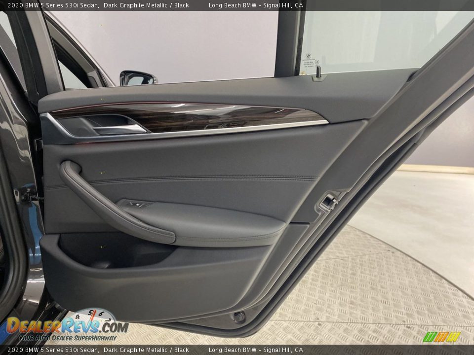 2020 BMW 5 Series 530i Sedan Dark Graphite Metallic / Black Photo #34