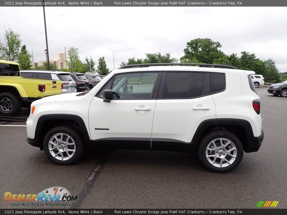 2023 Jeep Renegade Latitude 4x4 Alpine White / Black Photo #2