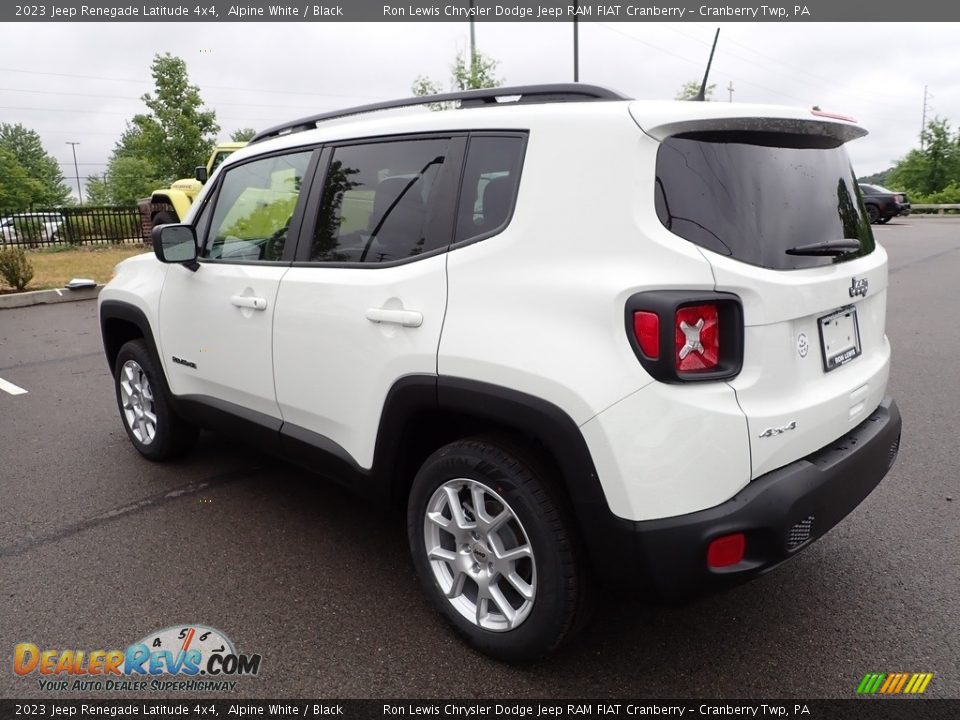 2023 Jeep Renegade Latitude 4x4 Alpine White / Black Photo #3