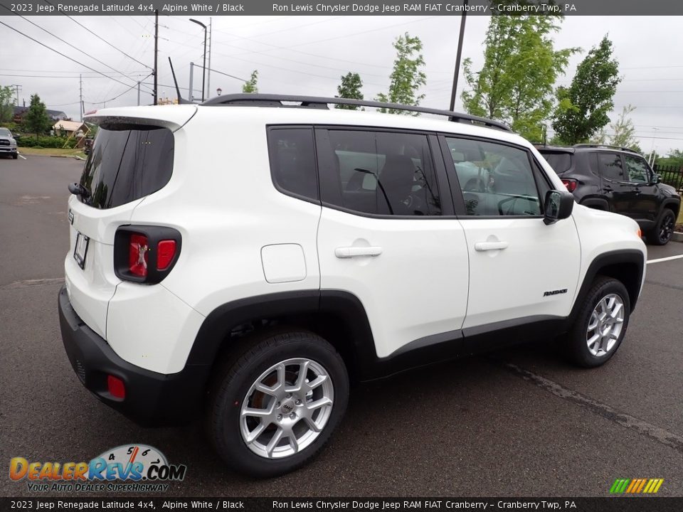 2023 Jeep Renegade Latitude 4x4 Alpine White / Black Photo #5