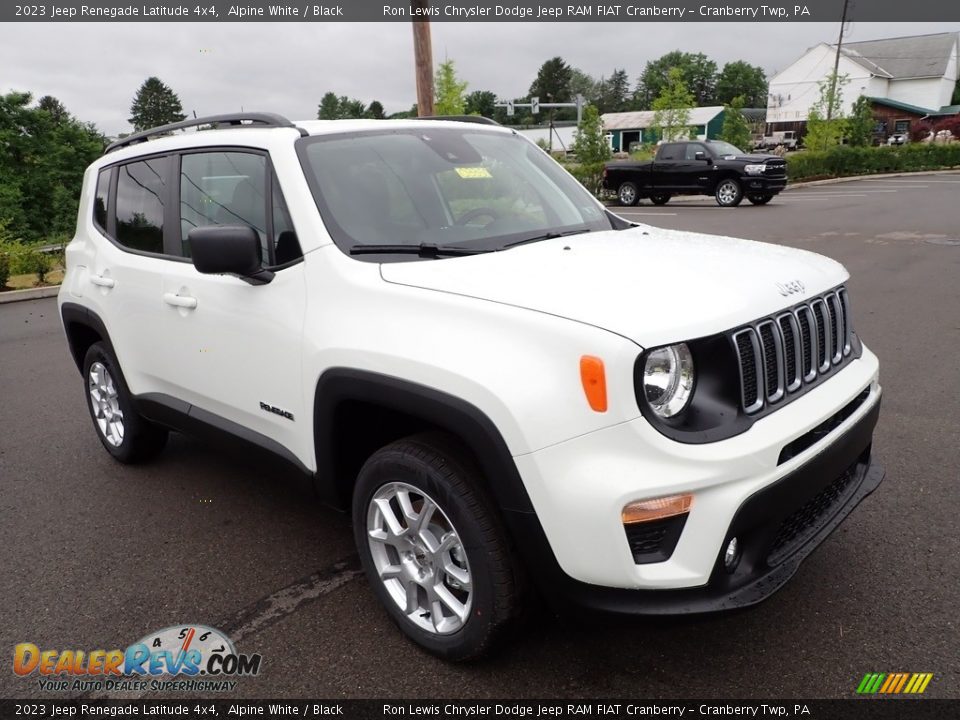 2023 Jeep Renegade Latitude 4x4 Alpine White / Black Photo #7