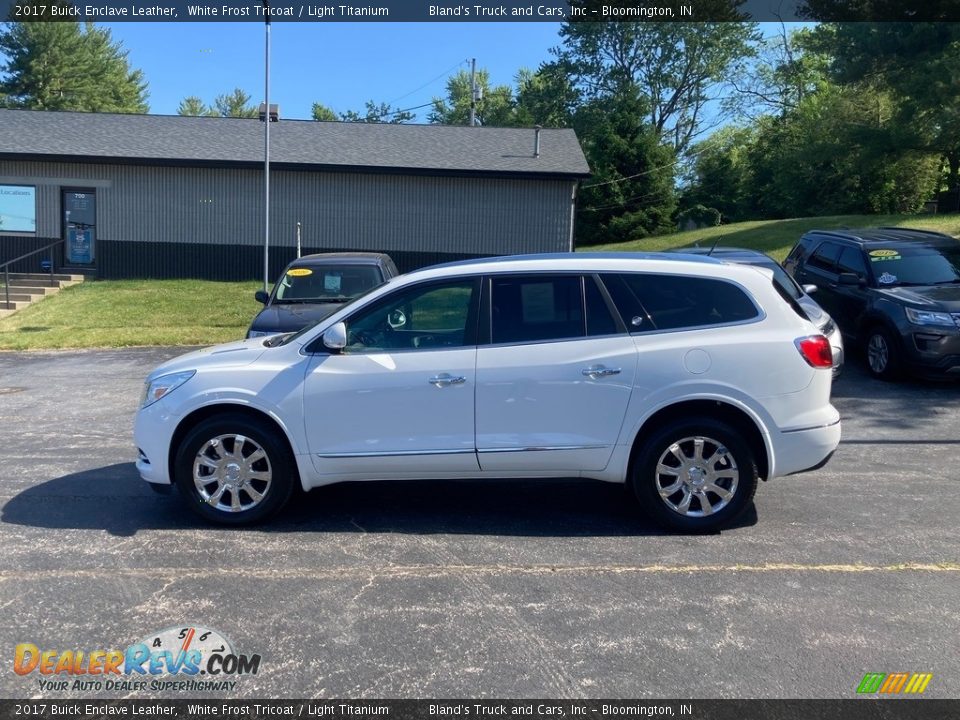 2017 Buick Enclave Leather White Frost Tricoat / Light Titanium Photo #1