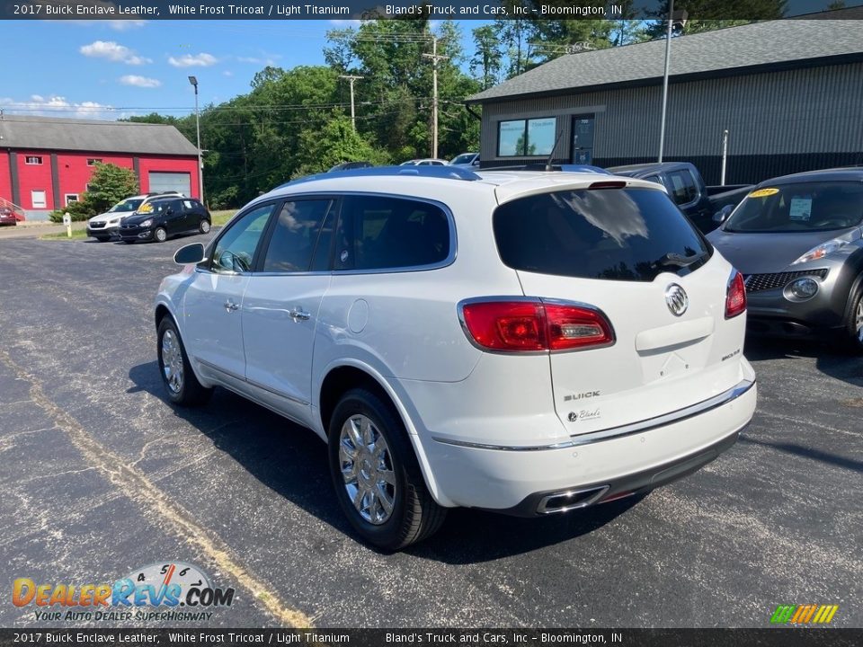 2017 Buick Enclave Leather White Frost Tricoat / Light Titanium Photo #3