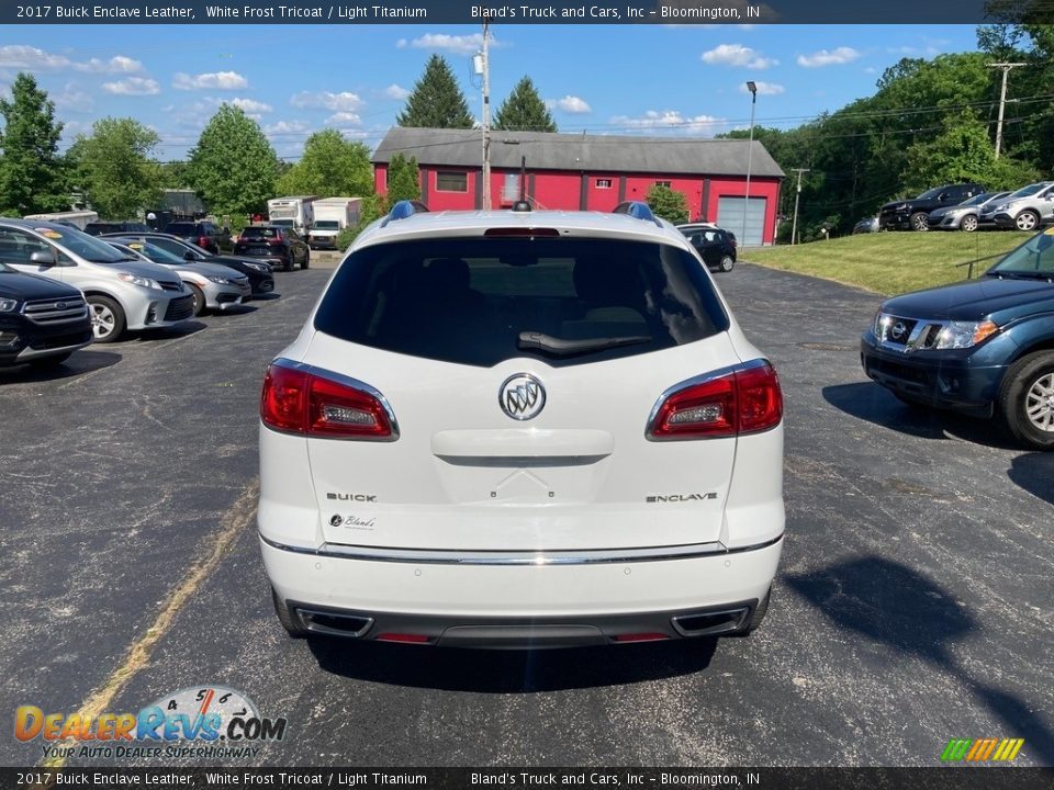 2017 Buick Enclave Leather White Frost Tricoat / Light Titanium Photo #4