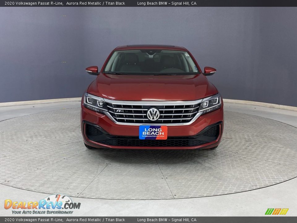 2020 Volkswagen Passat R-Line Aurora Red Metallic / Titan Black Photo #2