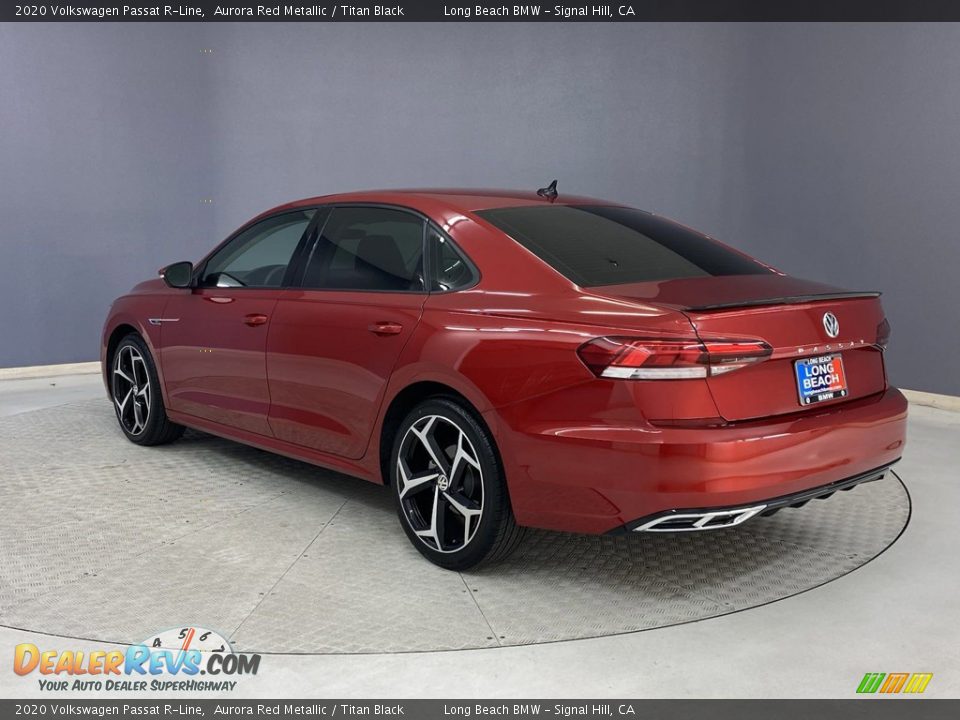 2020 Volkswagen Passat R-Line Aurora Red Metallic / Titan Black Photo #3