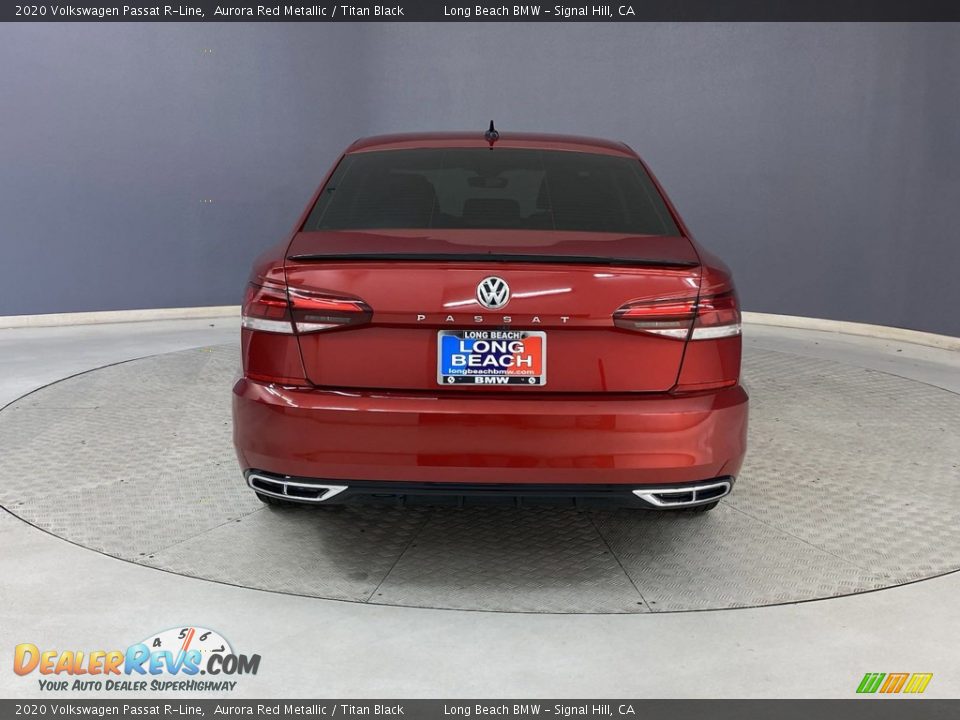 2020 Volkswagen Passat R-Line Aurora Red Metallic / Titan Black Photo #4