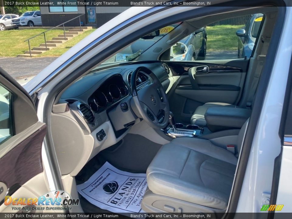 2017 Buick Enclave Leather White Frost Tricoat / Light Titanium Photo #11