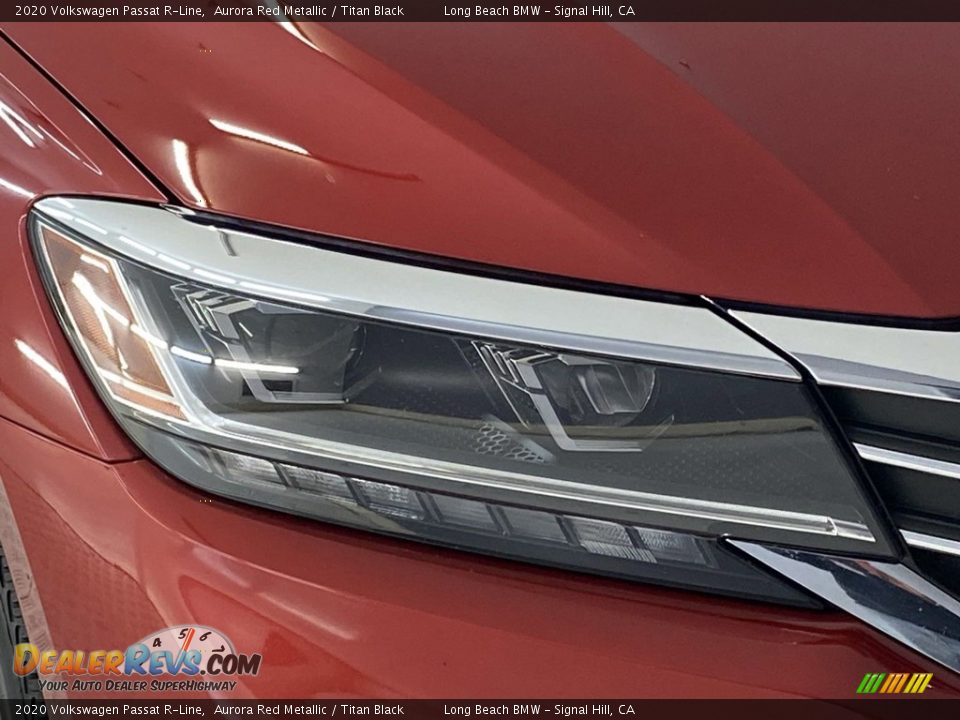 2020 Volkswagen Passat R-Line Aurora Red Metallic / Titan Black Photo #6