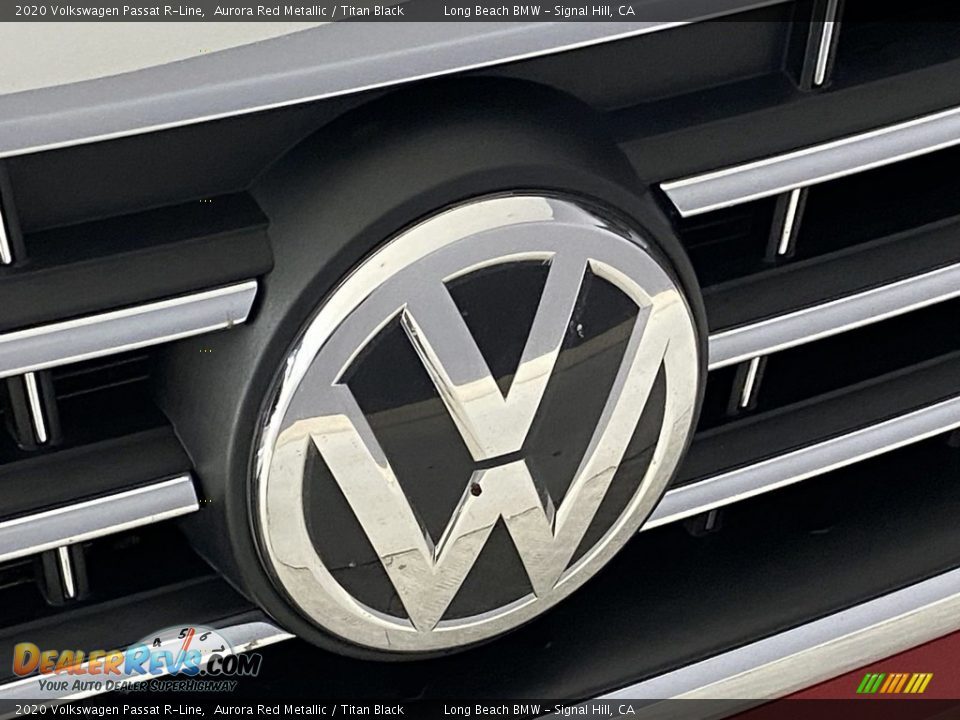 2020 Volkswagen Passat R-Line Aurora Red Metallic / Titan Black Photo #7