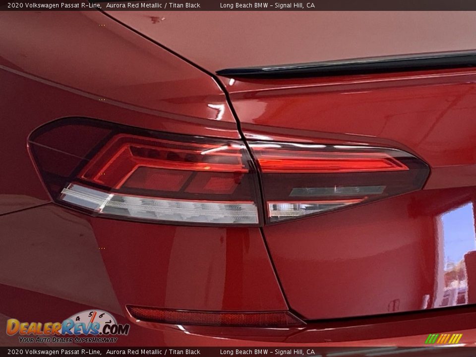 2020 Volkswagen Passat R-Line Aurora Red Metallic / Titan Black Photo #8