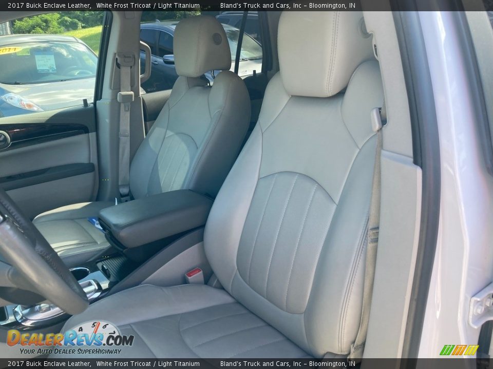 2017 Buick Enclave Leather White Frost Tricoat / Light Titanium Photo #14