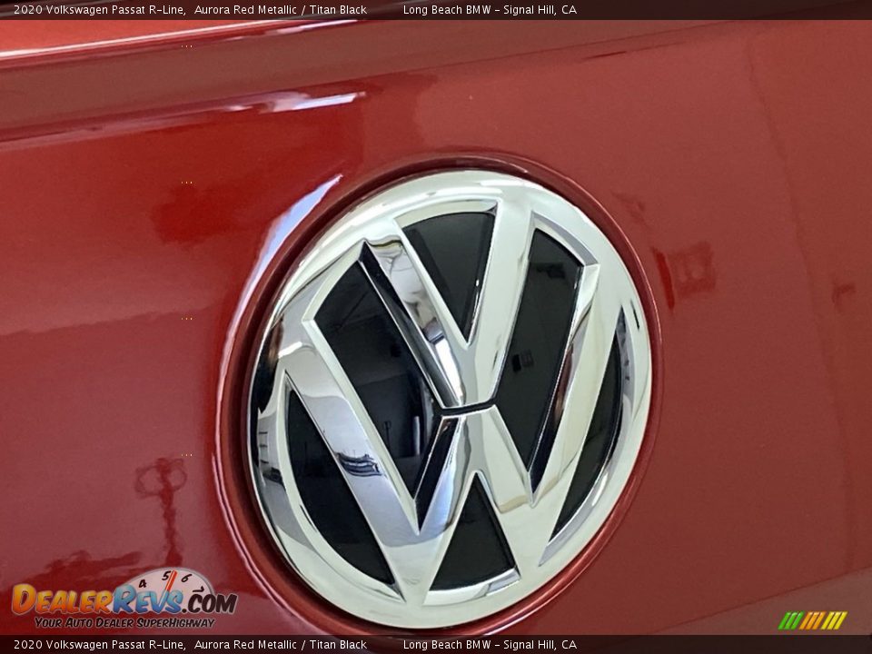 2020 Volkswagen Passat R-Line Aurora Red Metallic / Titan Black Photo #9