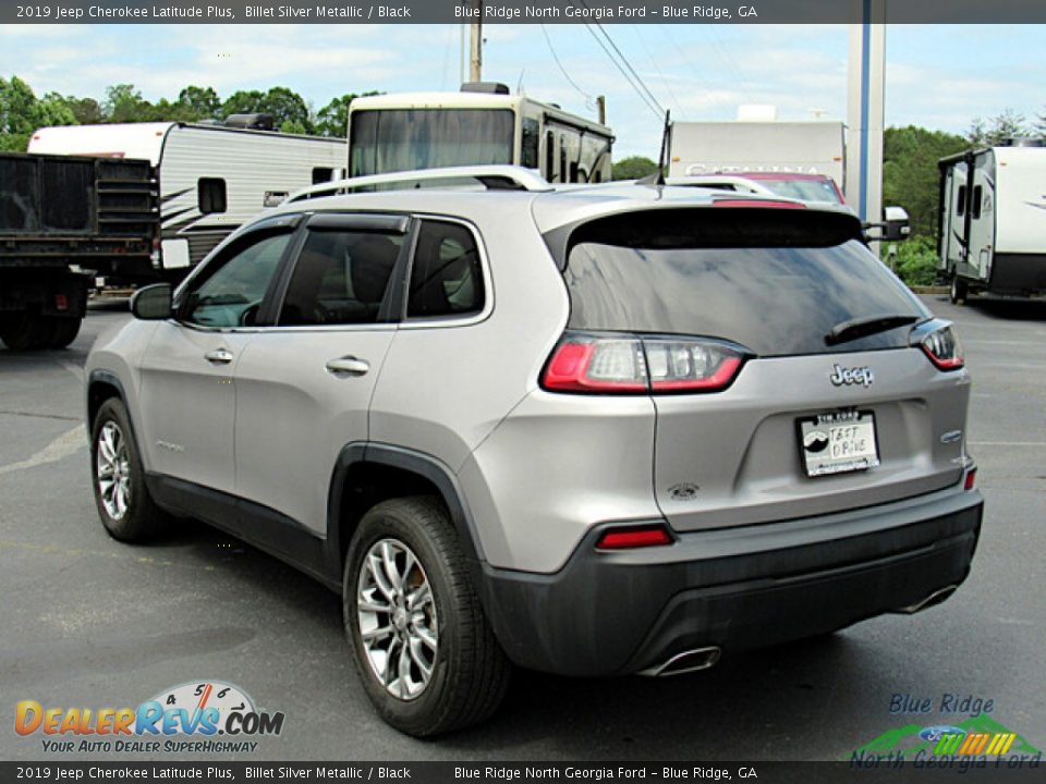 2019 Jeep Cherokee Latitude Plus Billet Silver Metallic / Black Photo #3