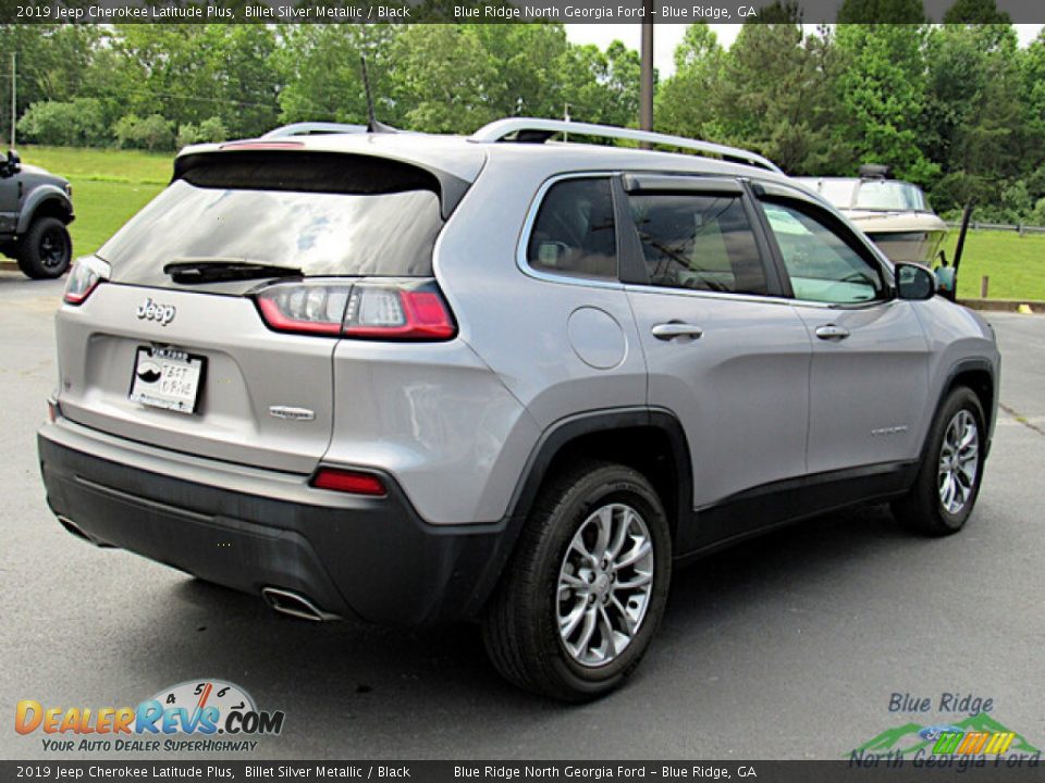 2019 Jeep Cherokee Latitude Plus Billet Silver Metallic / Black Photo #5