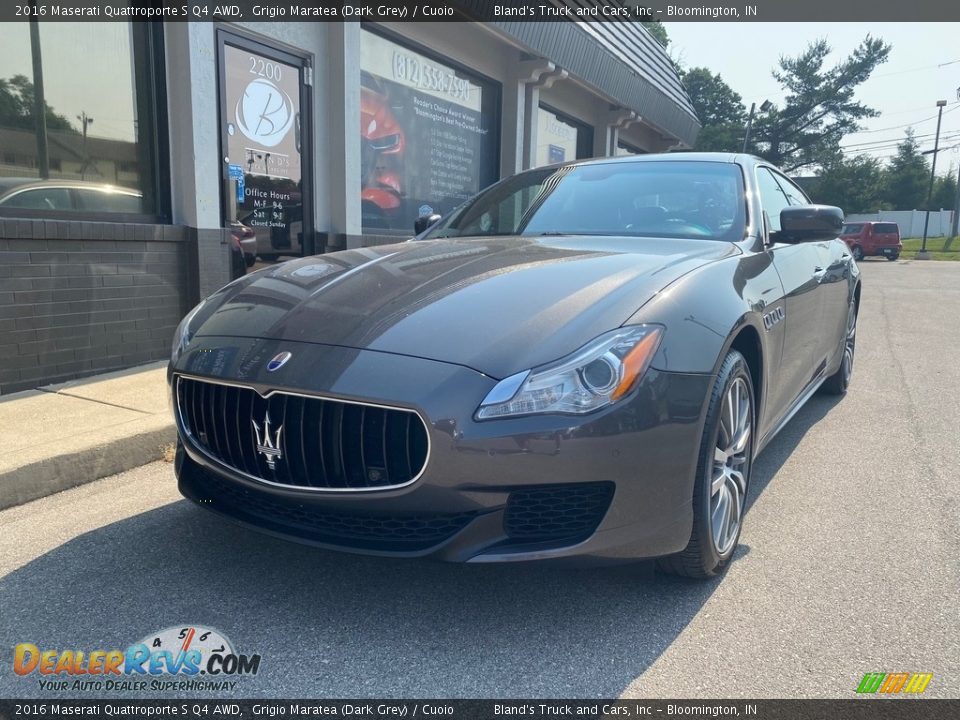 2016 Maserati Quattroporte S Q4 AWD Grigio Maratea (Dark Grey) / Cuoio Photo #3