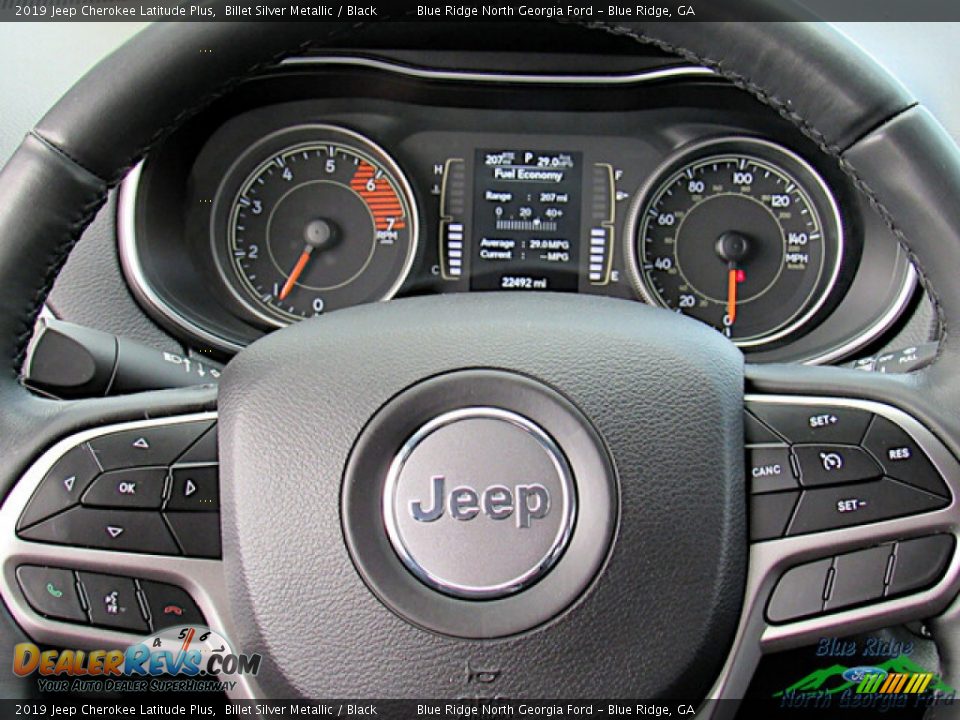 2019 Jeep Cherokee Latitude Plus Steering Wheel Photo #18