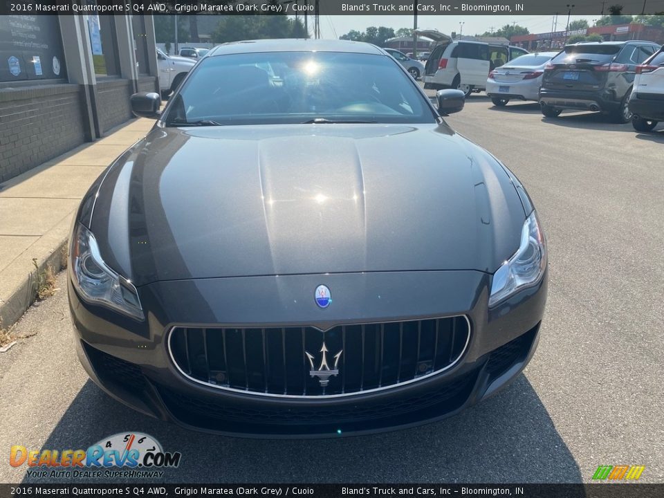 2016 Maserati Quattroporte S Q4 AWD Grigio Maratea (Dark Grey) / Cuoio Photo #8