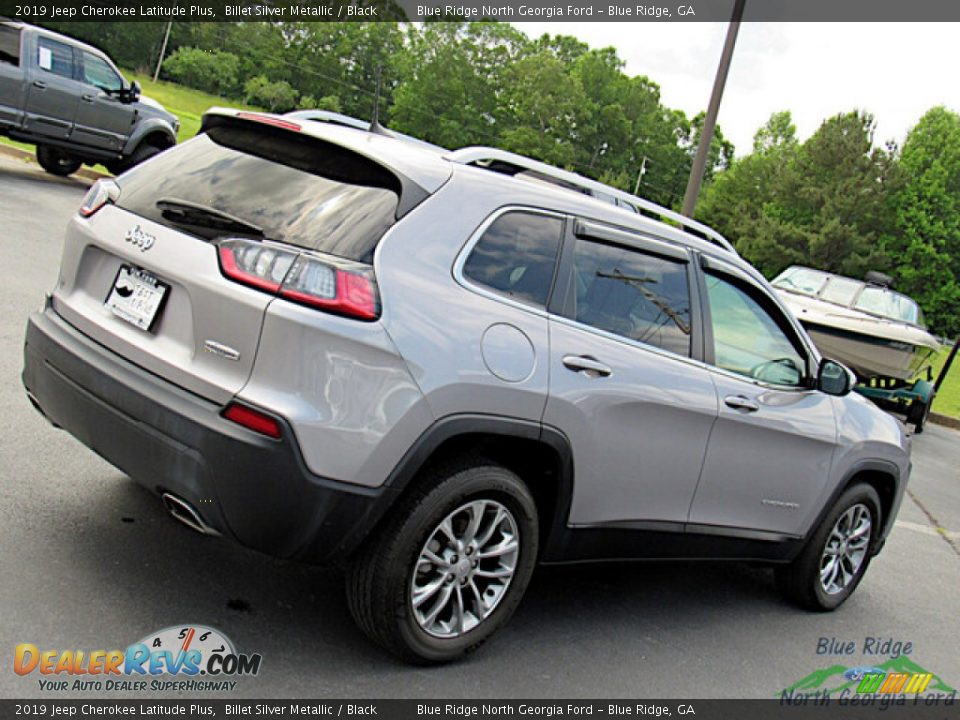 2019 Jeep Cherokee Latitude Plus Billet Silver Metallic / Black Photo #28