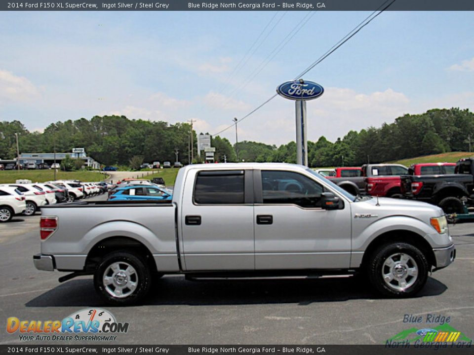 2014 Ford F150 XL SuperCrew Ingot Silver / Steel Grey Photo #6