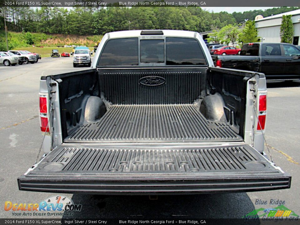 2014 Ford F150 XL SuperCrew Ingot Silver / Steel Grey Photo #14