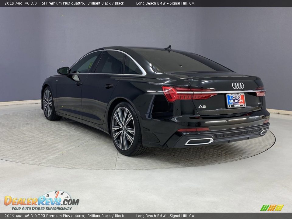 2019 Audi A6 3.0 TFSI Premium Plus quattro Brilliant Black / Black Photo #3