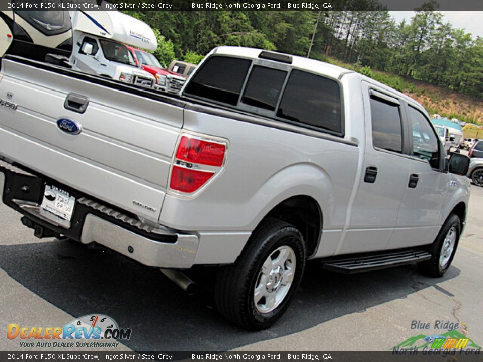 2014 Ford F150 XL SuperCrew Ingot Silver / Steel Grey Photo #21