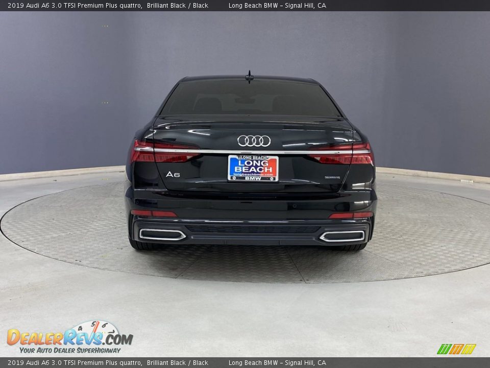 2019 Audi A6 3.0 TFSI Premium Plus quattro Brilliant Black / Black Photo #4