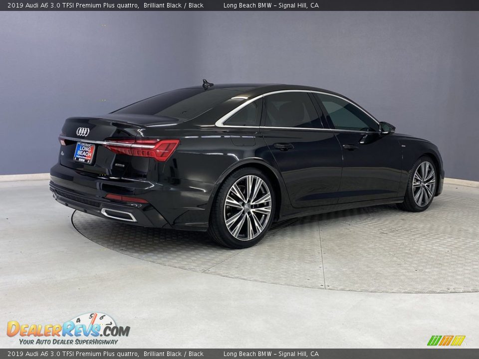 2019 Audi A6 3.0 TFSI Premium Plus quattro Brilliant Black / Black Photo #5