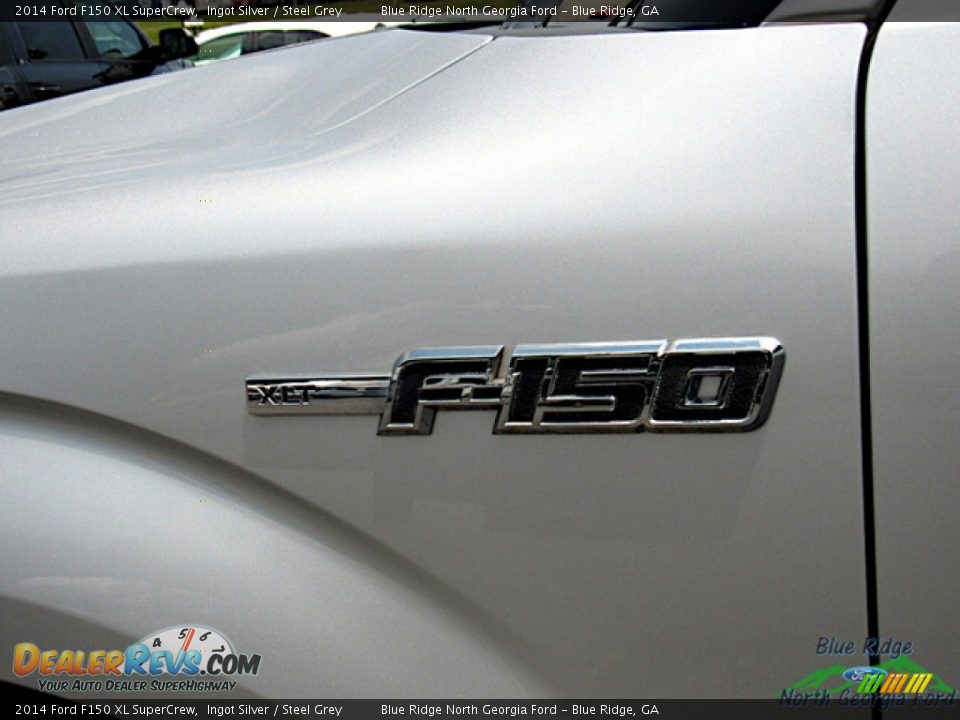 2014 Ford F150 XL SuperCrew Ingot Silver / Steel Grey Photo #23