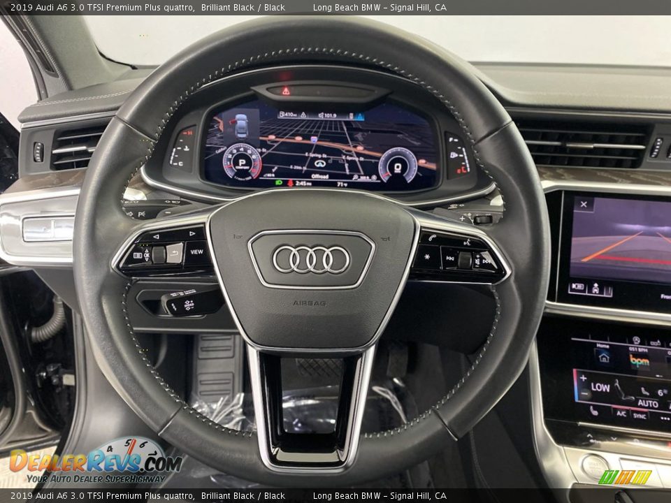 2019 Audi A6 3.0 TFSI Premium Plus quattro Steering Wheel Photo #17