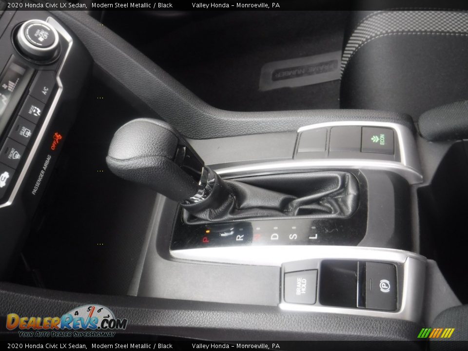2020 Honda Civic LX Sedan Modern Steel Metallic / Black Photo #16