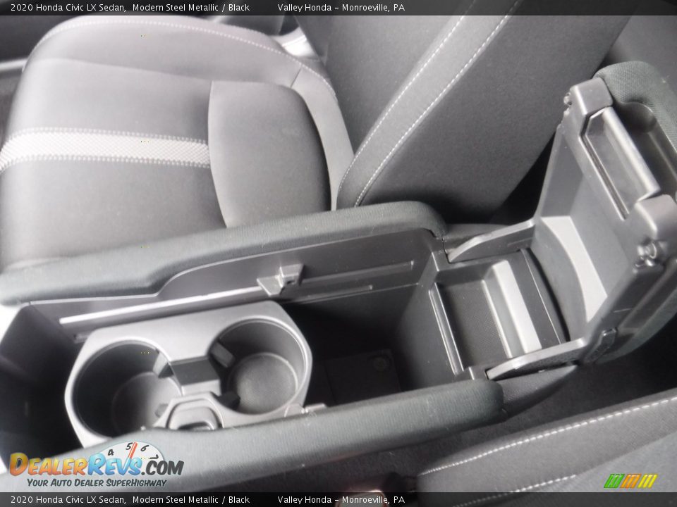2020 Honda Civic LX Sedan Modern Steel Metallic / Black Photo #17