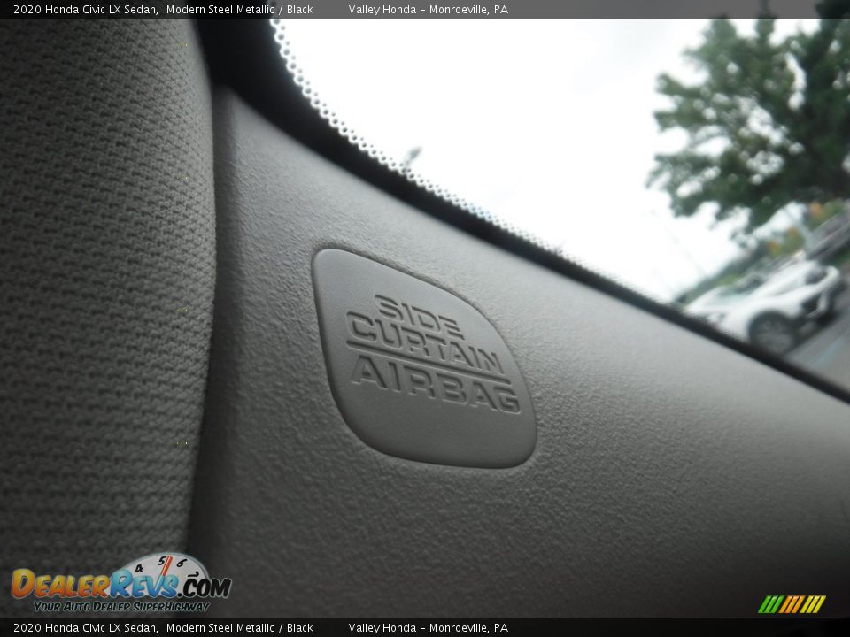 2020 Honda Civic LX Sedan Modern Steel Metallic / Black Photo #19