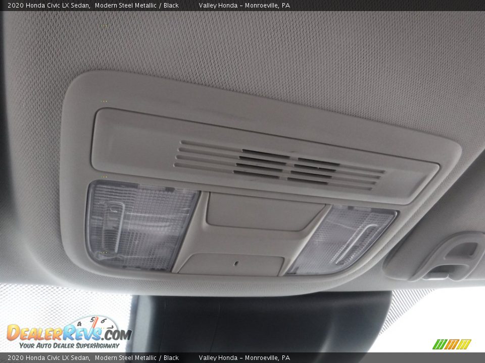 2020 Honda Civic LX Sedan Modern Steel Metallic / Black Photo #24
