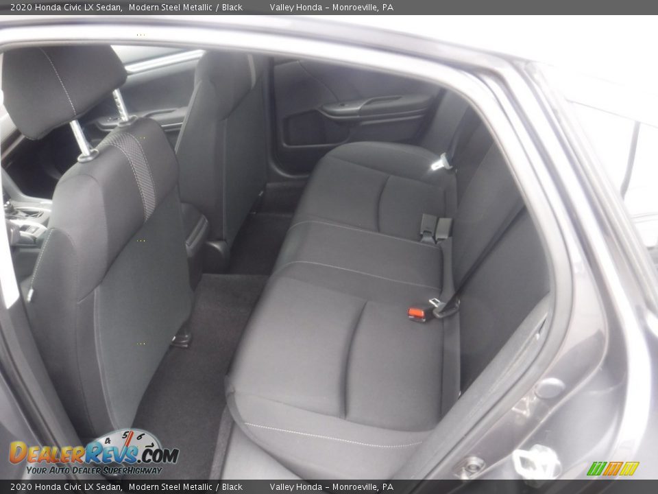 2020 Honda Civic LX Sedan Modern Steel Metallic / Black Photo #25