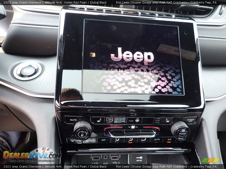 2023 Jeep Grand Cherokee L Altitude 4x4 Velvet Red Pearl / Global Black Photo #18