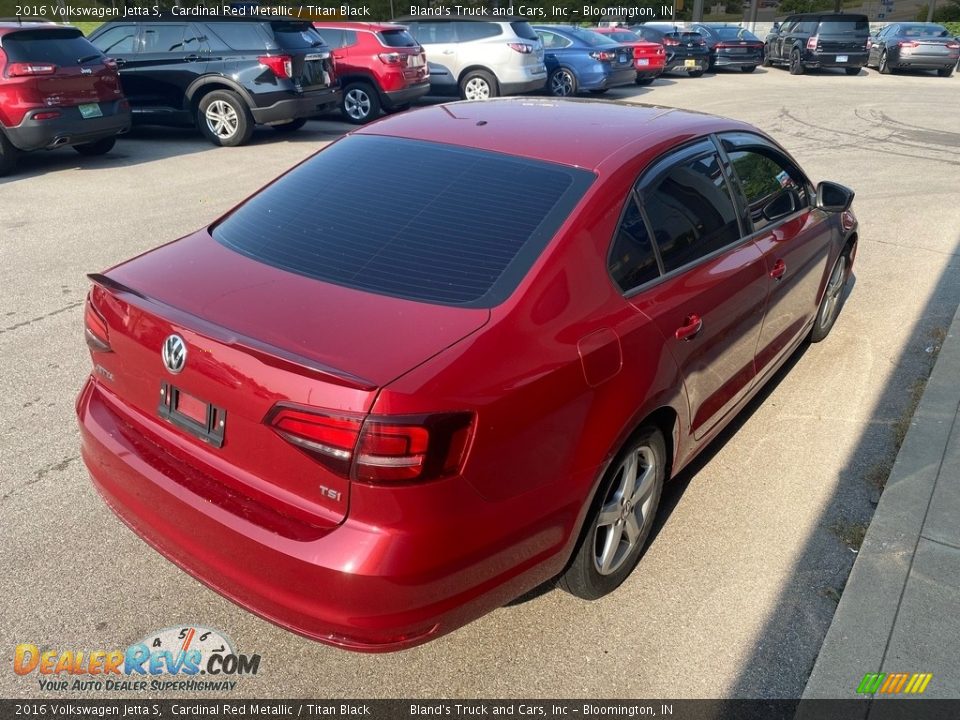 2016 Volkswagen Jetta S Cardinal Red Metallic / Titan Black Photo #2