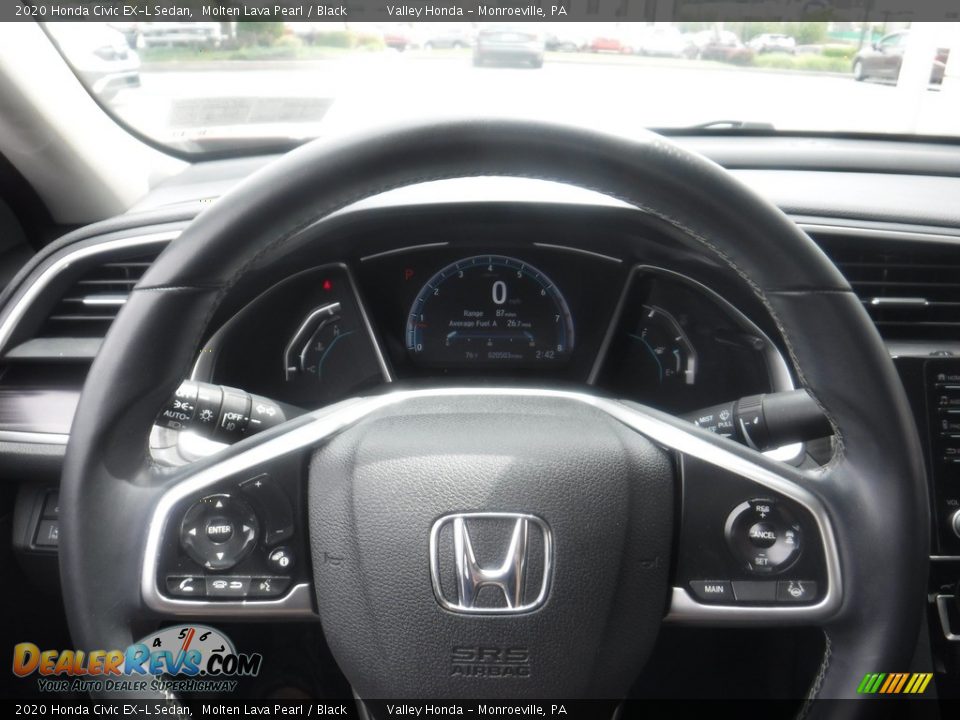 2020 Honda Civic EX-L Sedan Steering Wheel Photo #24