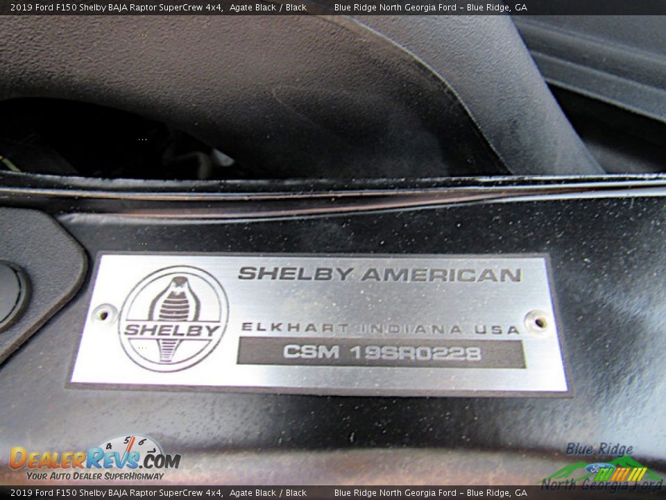 2019 Ford F150 Shelby BAJA Raptor SuperCrew 4x4 Agate Black / Black Photo #33