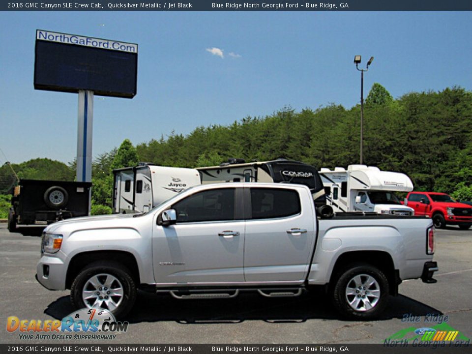 Quicksilver Metallic 2016 GMC Canyon SLE Crew Cab Photo #2