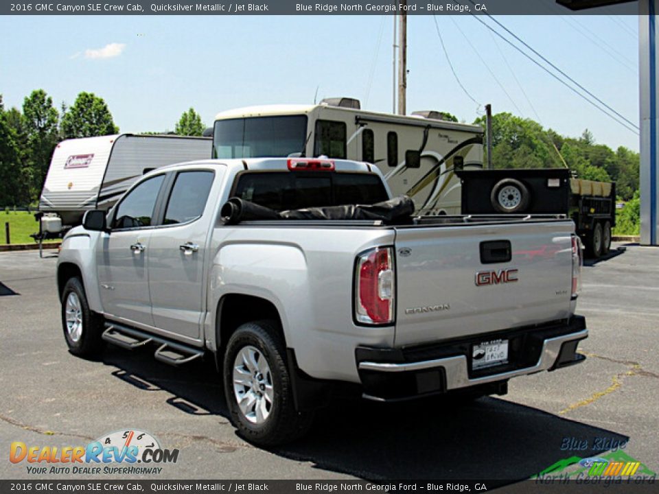 2016 GMC Canyon SLE Crew Cab Quicksilver Metallic / Jet Black Photo #3