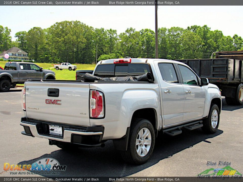 2016 GMC Canyon SLE Crew Cab Quicksilver Metallic / Jet Black Photo #5