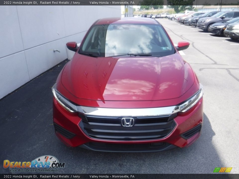 2022 Honda Insight EX Radiant Red Metallic / Ivory Photo #5