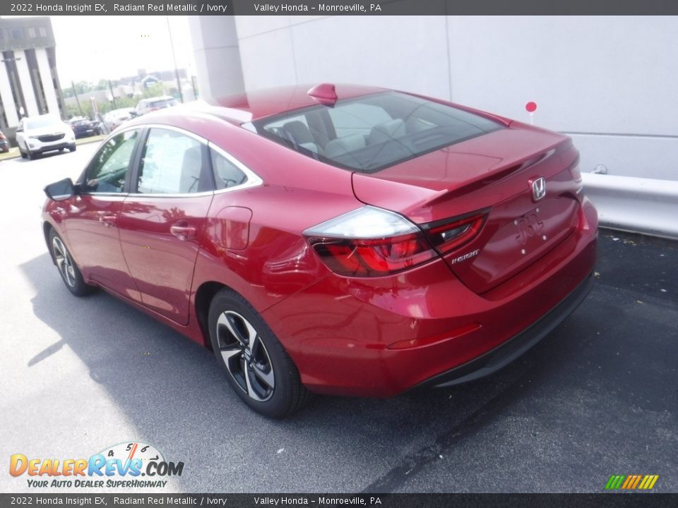 2022 Honda Insight EX Radiant Red Metallic / Ivory Photo #9