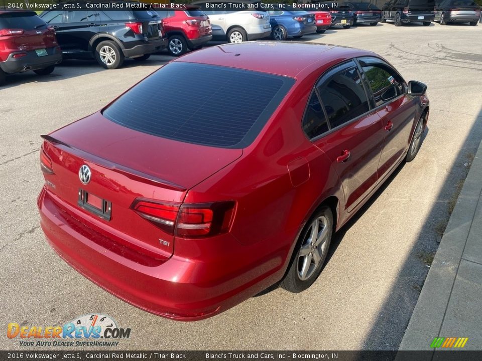 2016 Volkswagen Jetta S Cardinal Red Metallic / Titan Black Photo #29