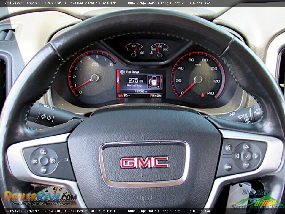 2016 GMC Canyon SLE Crew Cab Steering Wheel Photo #17