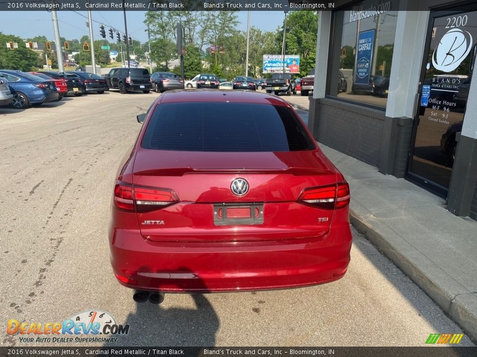 2016 Volkswagen Jetta S Cardinal Red Metallic / Titan Black Photo #31