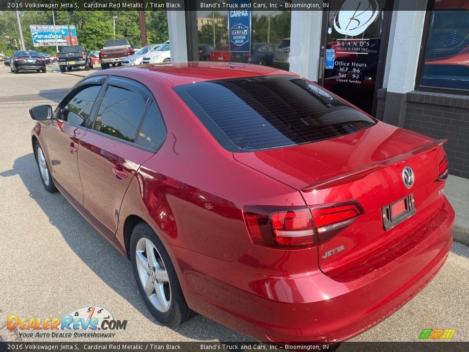 2016 Volkswagen Jetta S Cardinal Red Metallic / Titan Black Photo #32